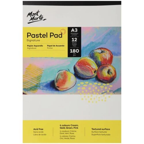 Pastel Pad 4 colours Signature 180gsm 12 Sheet A3