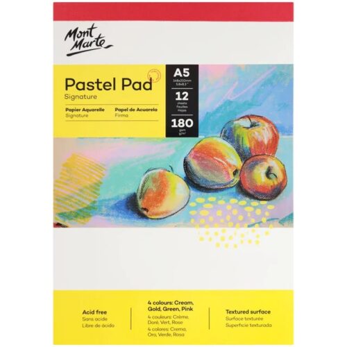 Pastel Pad 4 colours Signature 180gsm 12 Sheet A5