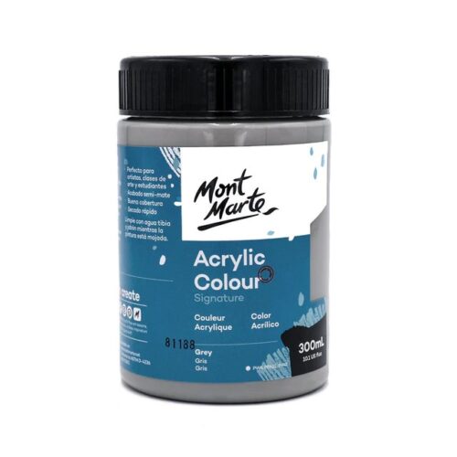 Acrylic Colour Paint 300ml – Grey