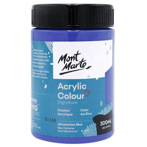 Acrylic Colour Paint 300ml – Ultramarine Blue