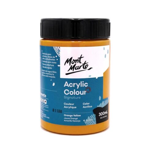 Acrylic Colour Paint 300ml  – Orange Yellow