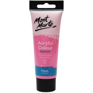 Acrylic Colour Paint 75ml Tube – Pink