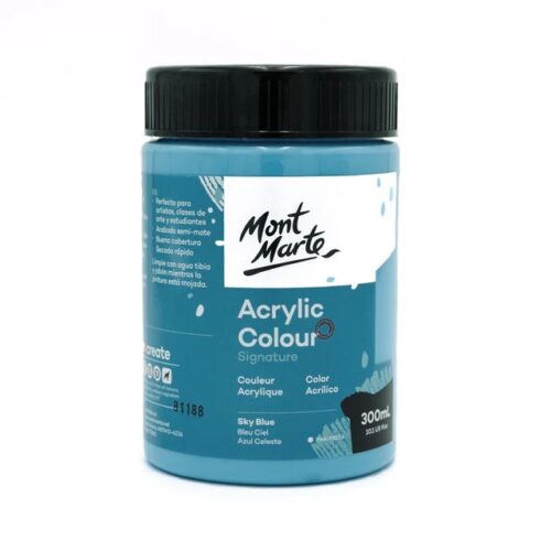 Acrylic Colour Paint 300ml – Sky Blue