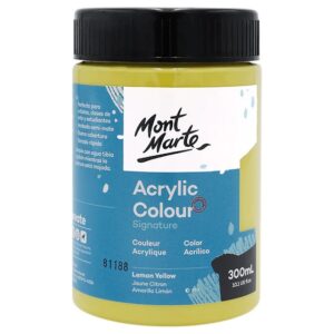 Acrylic Paint 300ml Lemon Yellow