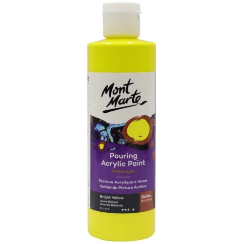 Pouring Acrylic Paint  240ml – Bright Yellow