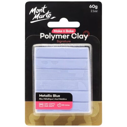 Make n Bake Polymer Clay Signature 60g – Metallic Blue