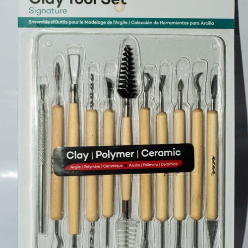 Mont Marte Clay Tool Set 11pc air dry modelling clay tool