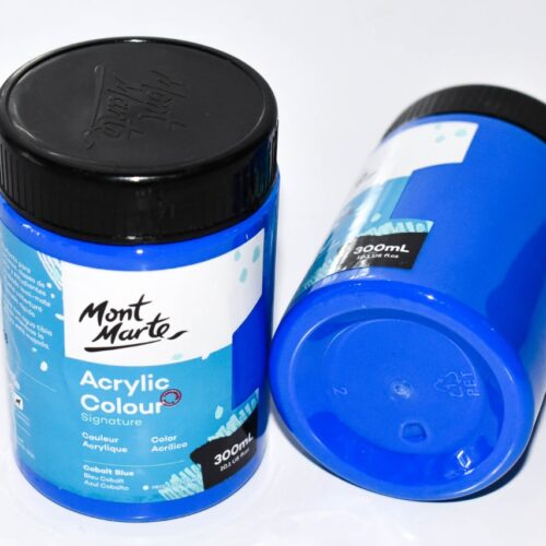 Mont Marte Acrylic Paint 300ml – Cobalt Blue