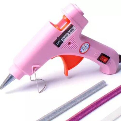 20W Hot Melt Glue Gun (Pink)