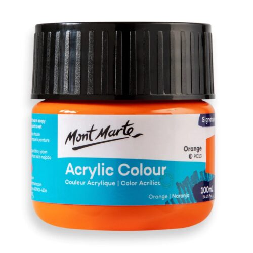 Acrylic Colour Paint 100mls –  Orange