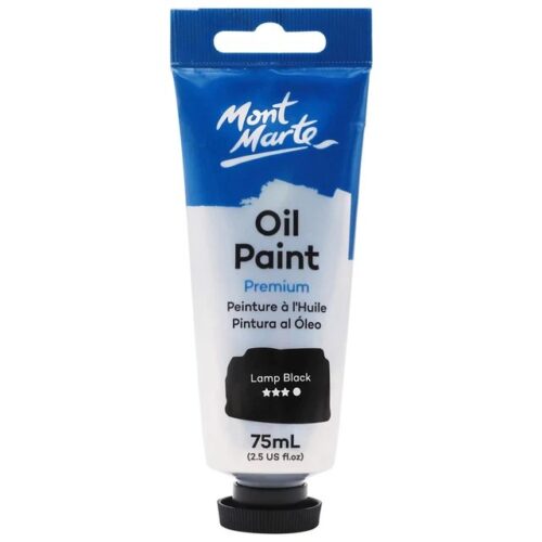 Oil paints 75mls Lamp Black