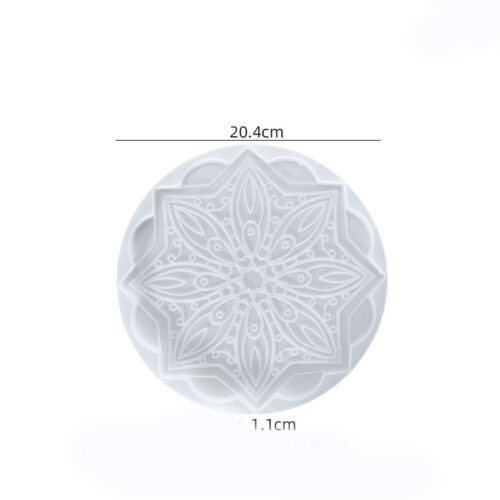 Mandala Coaster Silicone Mold XCCM205-3