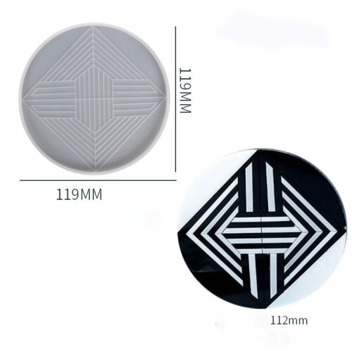 Mandala Coaster Silicone Mold XCCM205-8