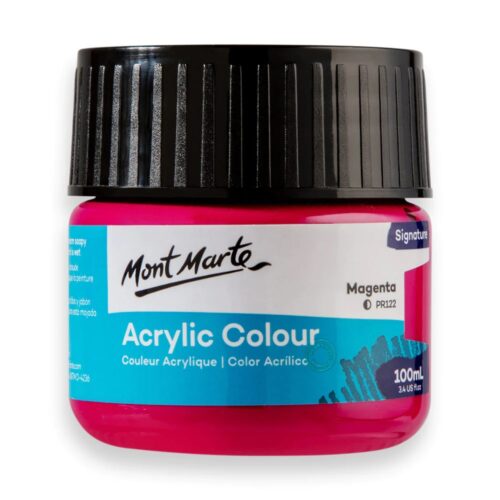 Acrylic Colour Paint 100mls – Magenta