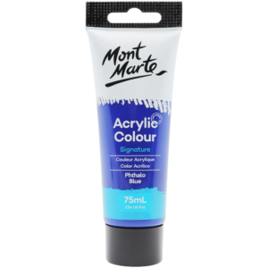Acrylic Colour Paint 75mls – Pthalo Blue