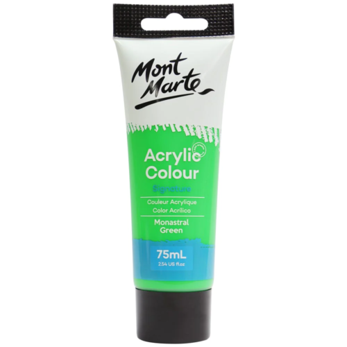 Acrylic Colour Paint 75mls – Monastral Green