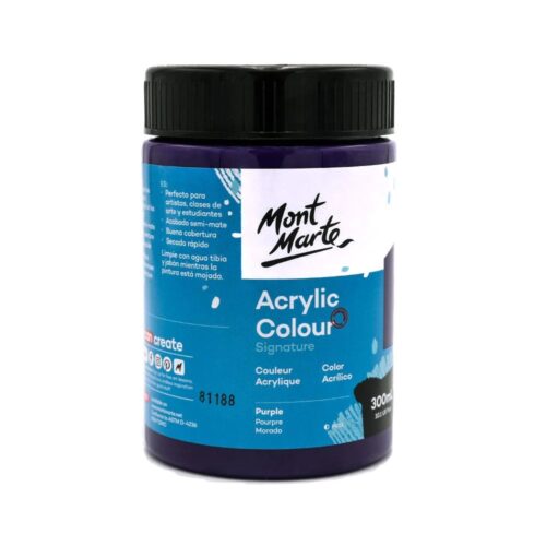 Mont Marte Acrylic Paint 300ml – Purple