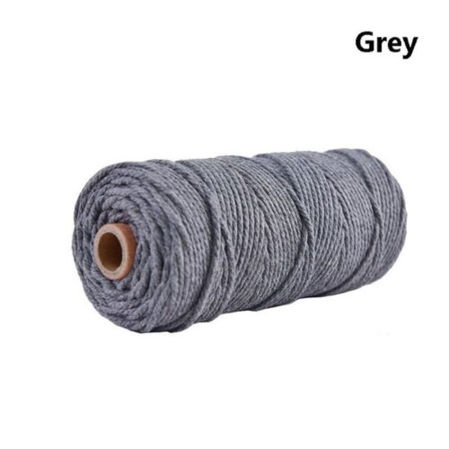 Macrame Rope 3mm*100m – Dark Grey