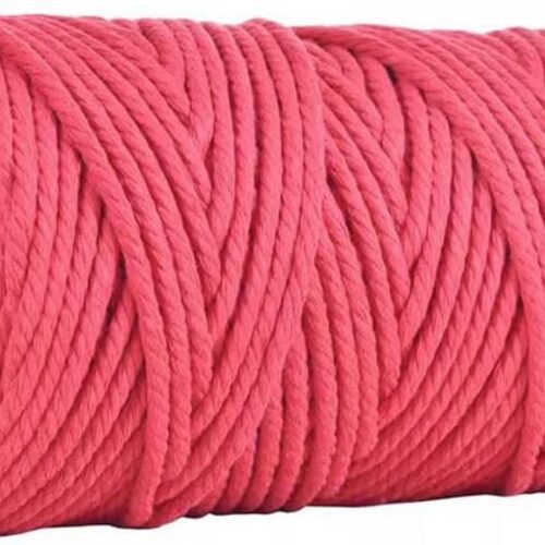 Macrame Rope 5mm* 100m Red