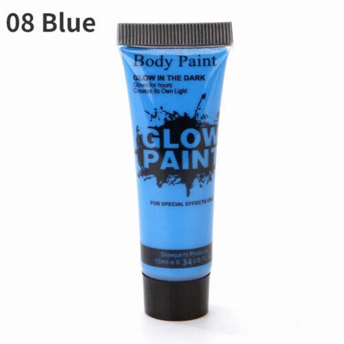 Glow in the dark bosy paints – Blue