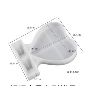 Love Shaped Photo Frame Silicone Mold XC117 -17