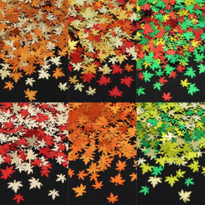 Leaf Shaped Resin Art Sequins XC816 -16