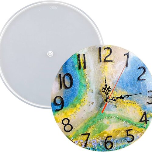 Resin Art Clock Silicone Mold  XC231216 -91