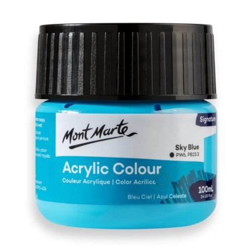 Acrylic Colour Paint 100mls – Sky Blue