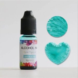 Alcohol Ink Light Blue