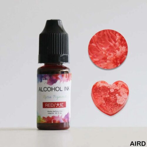 Alcohol Ink Red