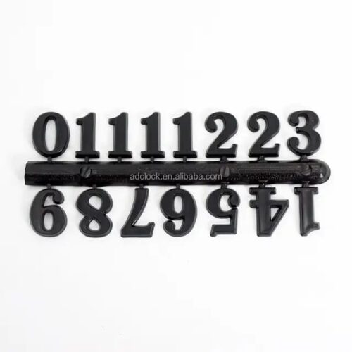 Arabic Black Clock Numbers