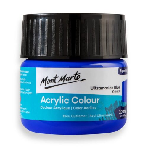 Acrylic Colour Paint 100mls – Ultramarine Blue