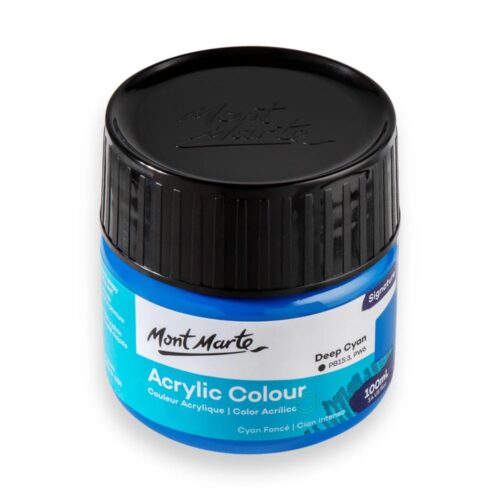 Acrylic Colour Paint 100mls – Deep Cyan