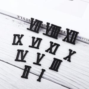 Roman Black Clock Numbers
