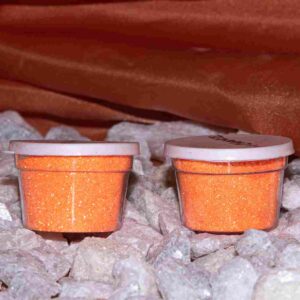 Glitter Powder Multicoloured Orange