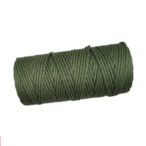 Macrame Rope 3mm*100m – Army Green