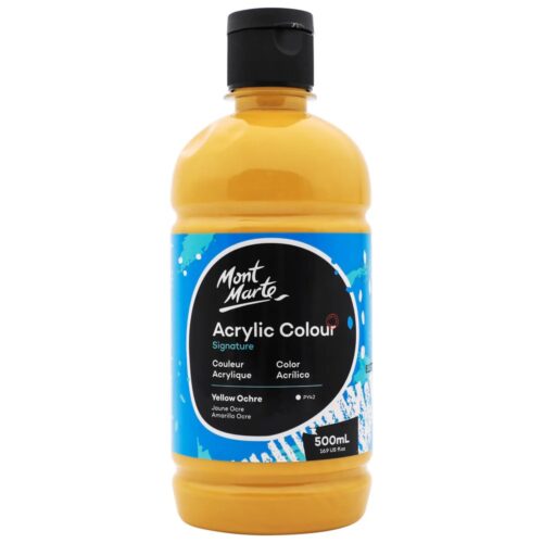 Acrylic Colour Paint 500ml – Yellow Ochre