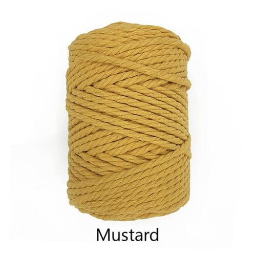 Macrame Rope 5mm*100m – Mustard