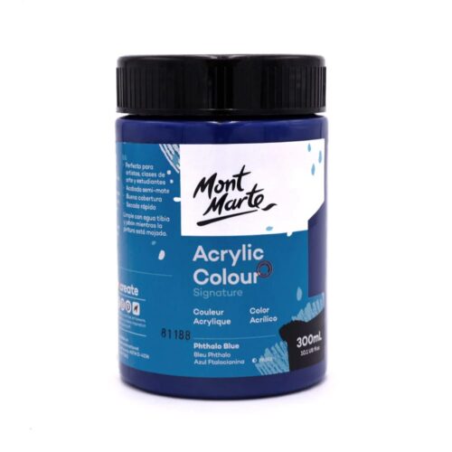 Acrylic Colour Paint Signature 300ml – Phthalo Blue