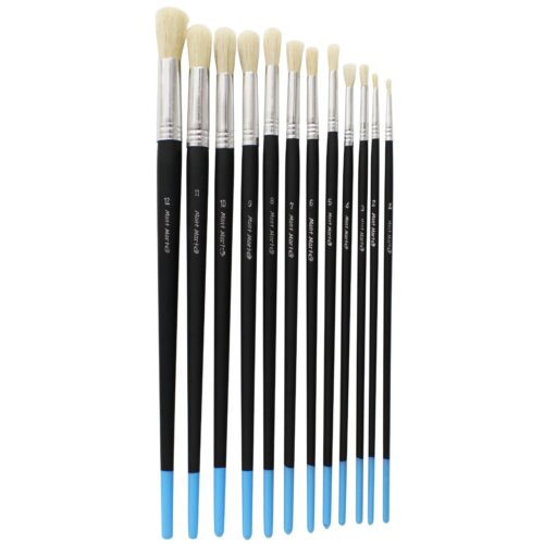 Studio Artist Brushes 12pce Round 1-12