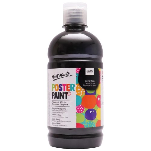 Poster Paint Lamp Black 500ml
