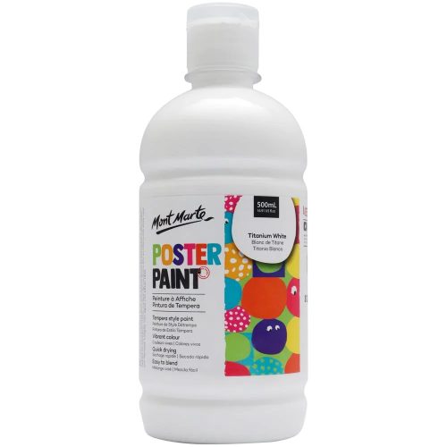 Poster Paint Titanium White 500ml