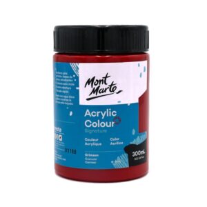 Mont Marte Acrylic Paint 300ml Crimson