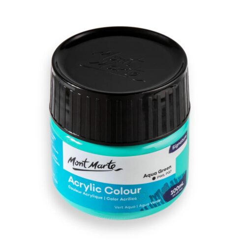 Acrylic Colour Paint Signature 100ml Tub – Aqua Green