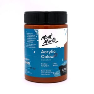 Acrylic Paint 300ml Burnt Sienna