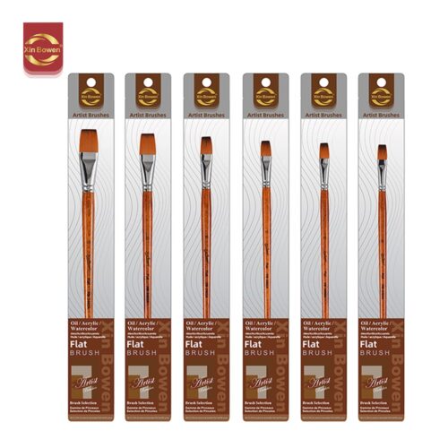 Artist Single Flat Paint Brush HB-3430A-18