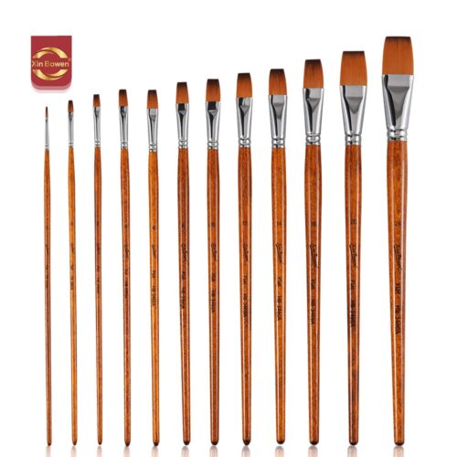 Artist Single Flat Paint Brush HB-3430A-24