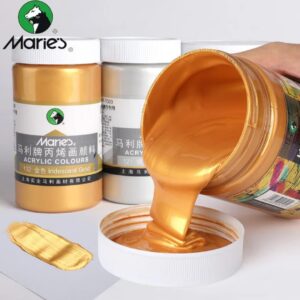 Marie's Acrylic Colour Paints 300ml - Gold