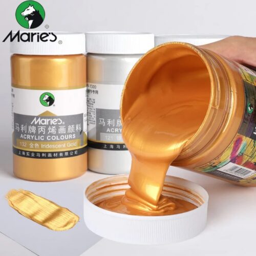 Marie’s Acrylic Colour Paints 300ml – Gold