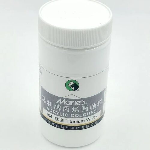 Marie’s Acrylic Colour Paints 300ml – Titanium White
